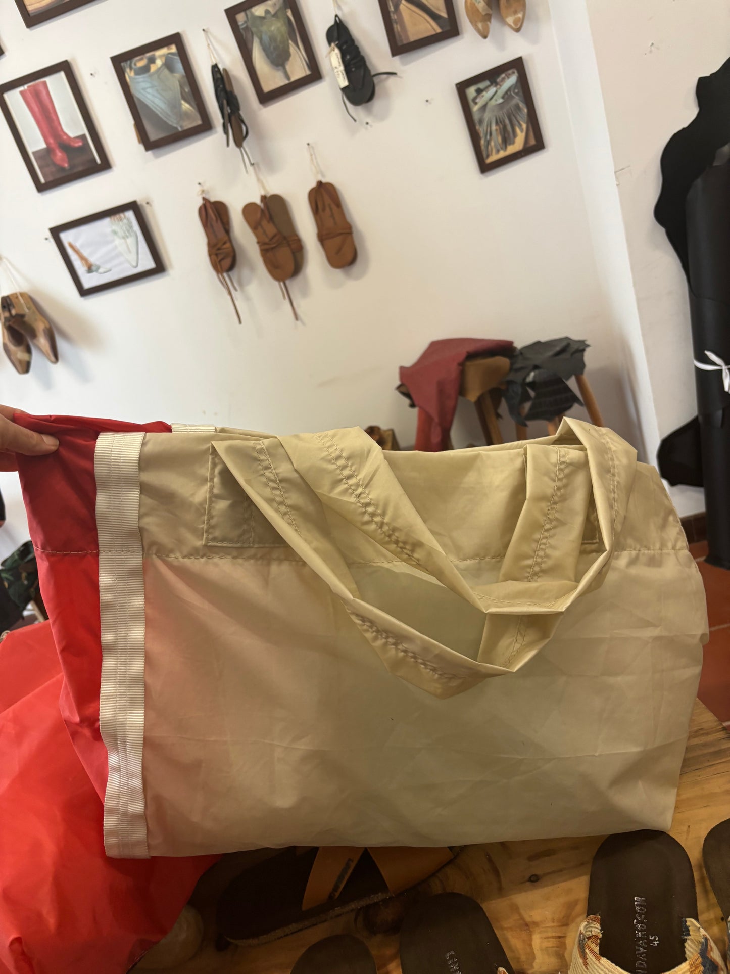 Recycled Hot Air Balloon Shopping Bag - Eco-Friendly Tote