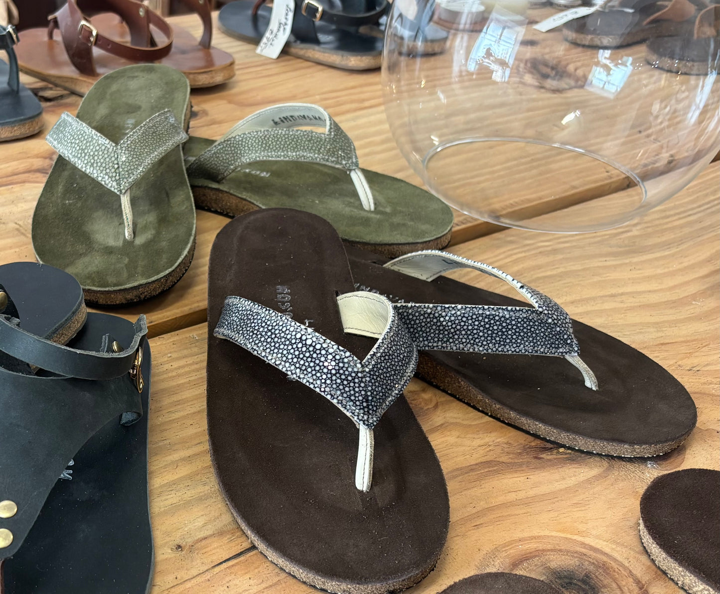 Stingray Sandals on Rubber/Cork Sole