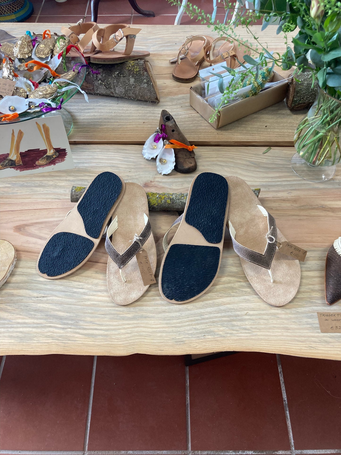 Pata Roxa - Fish Leather Sandals