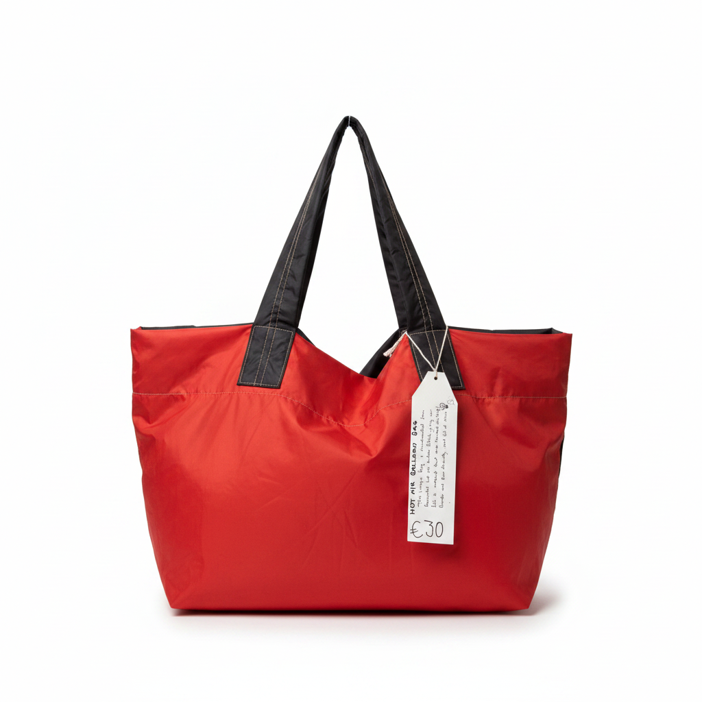 Recycled Hot Air Balloon Shopping Bag – Professional Photo